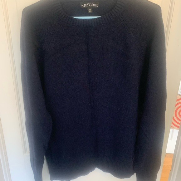 Bundle J Crew Men's Tan Sweater and Navy Sweater - Picture 4 of 10